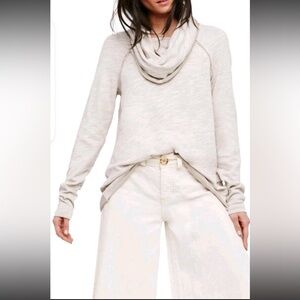 Free People Beach Cocoon Cowl Neck Pullover